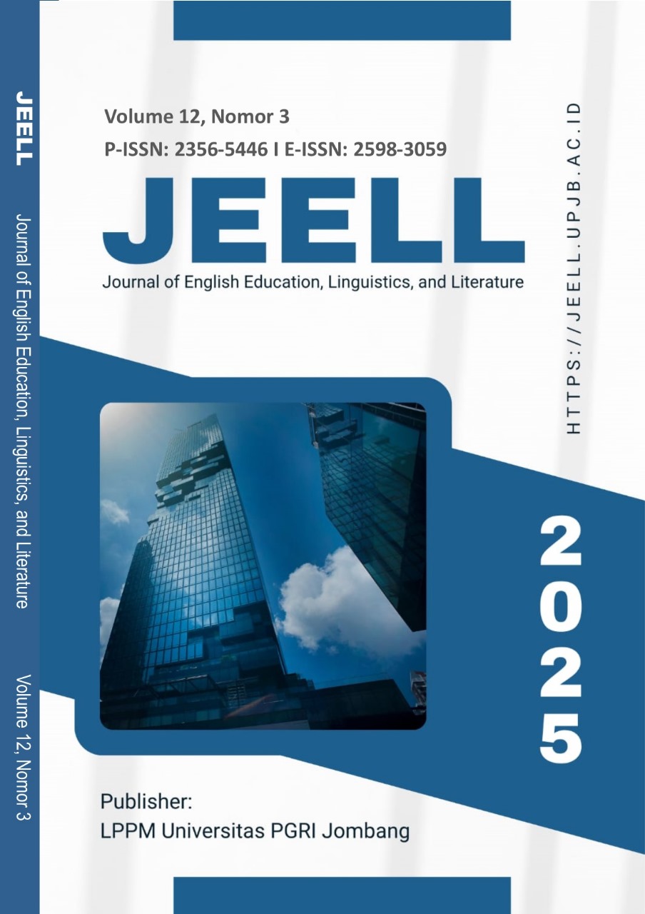 					View Vol. 12 No. 3 (2025): JEELL Volume 12 Number 3 Oktober 2025
				